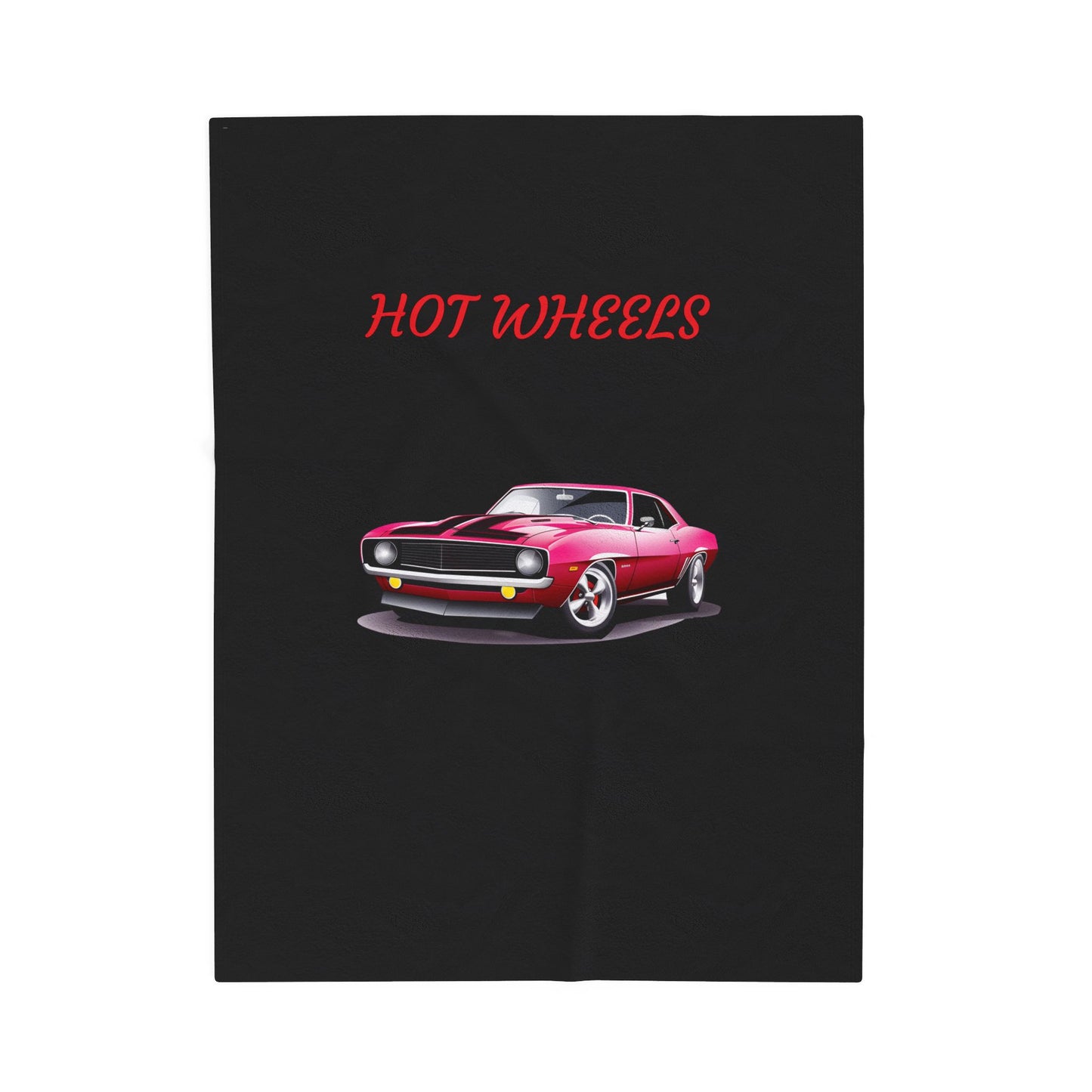 Princess Grace Hot Wheels Velveteen Plush Blanket Cozy Car Themed Throw for Enthusiasts