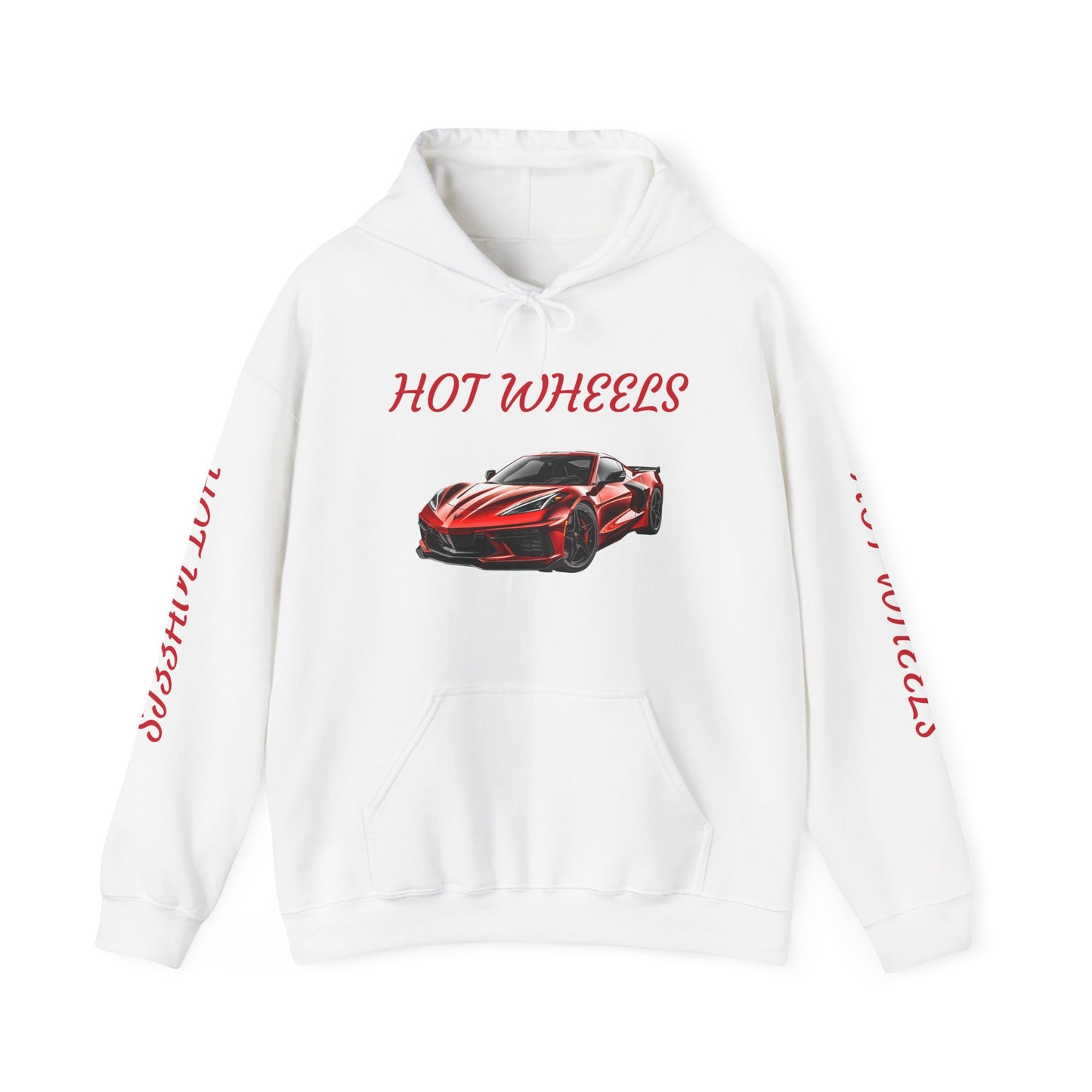 Princess Grace Hot Wheels Unisex Hooded Sweatshirt Stylish Car Graphic Sweatshirt for Car Enthusiasts