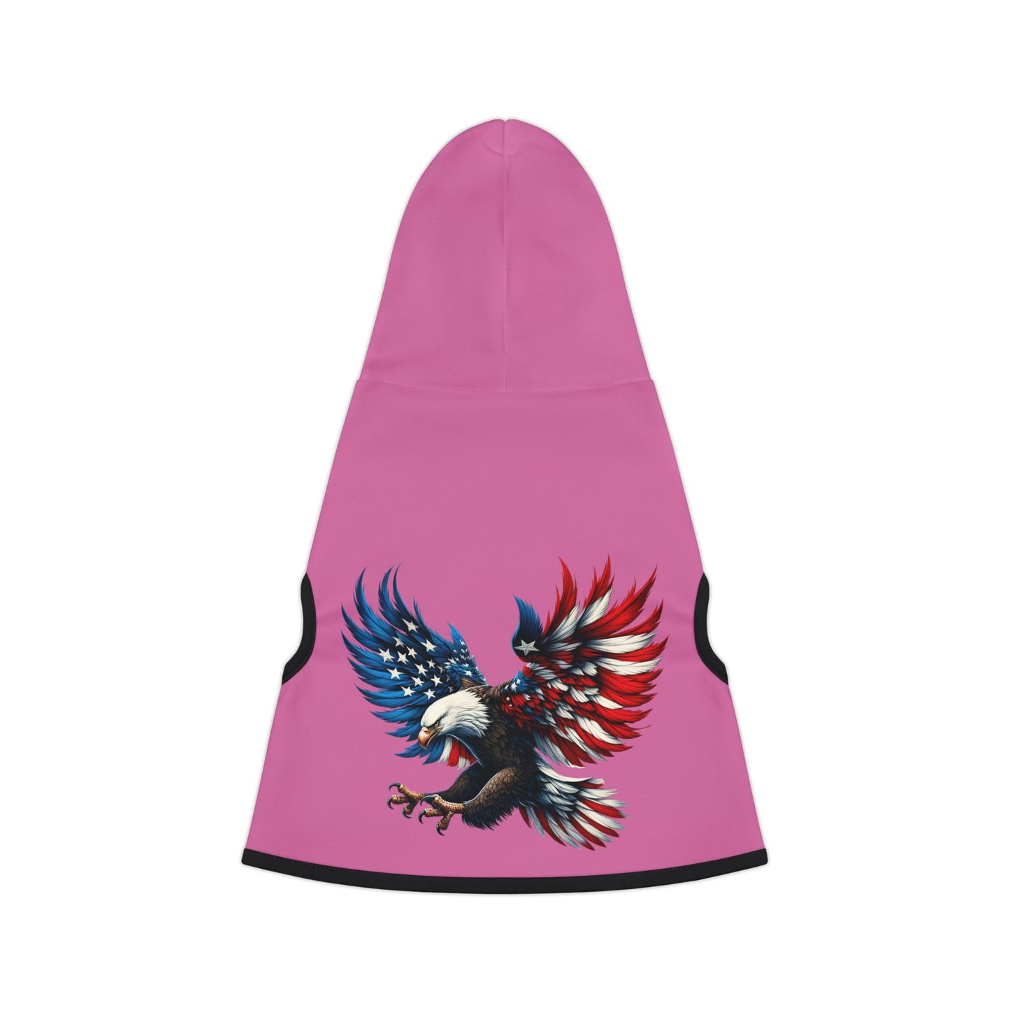 Princess Grace Patriotic Eagle Pet Hoodie Perfect for Celebrations and Pet Lovers
