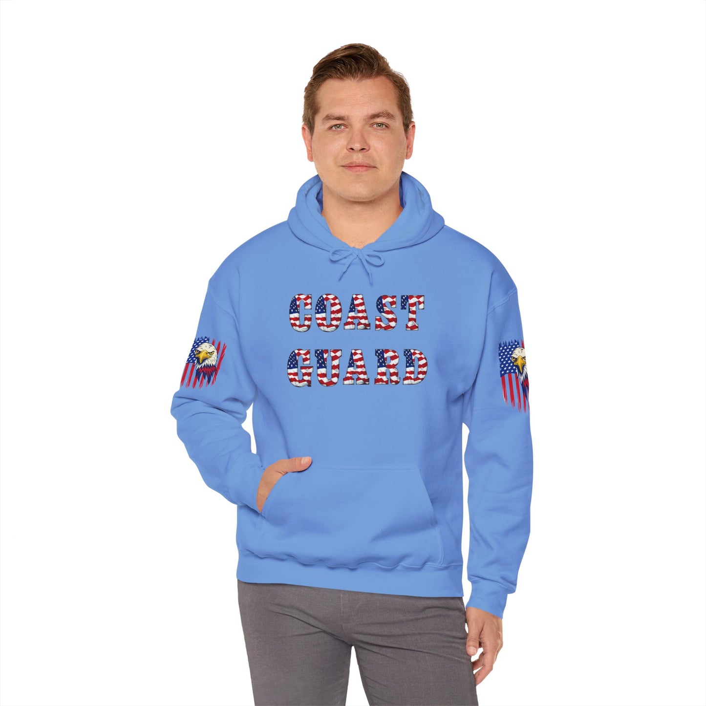 Princess Grace Patriotic Coast Guard Sweatshirt Unisex Heavy Blend Hoodie