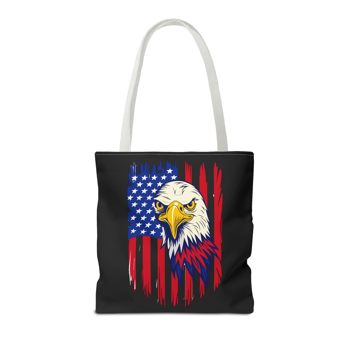 Princess Grace Patriotic Eagle Tote Bag USA Flag Design for Independence Day and Everyday Use
