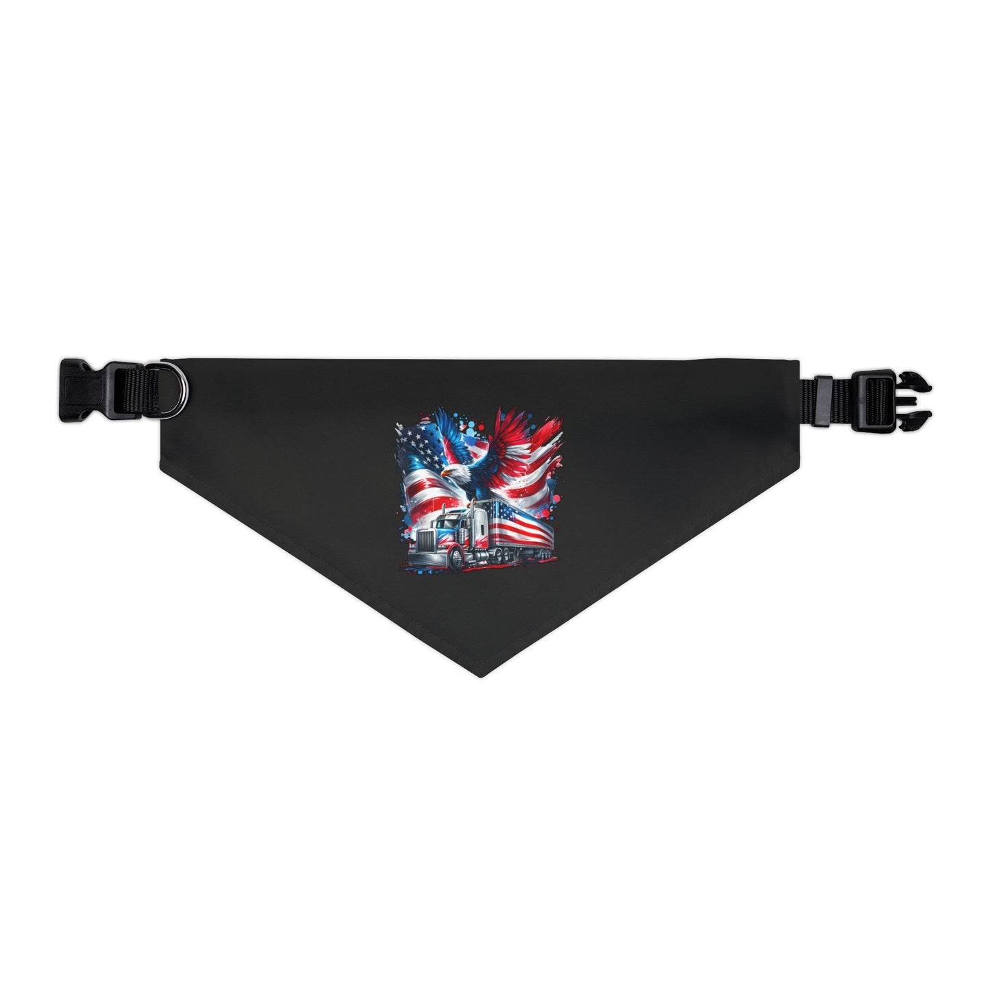 Princess Grace Patriotic Pet Bandana Collar USA Flag Design for Dogs