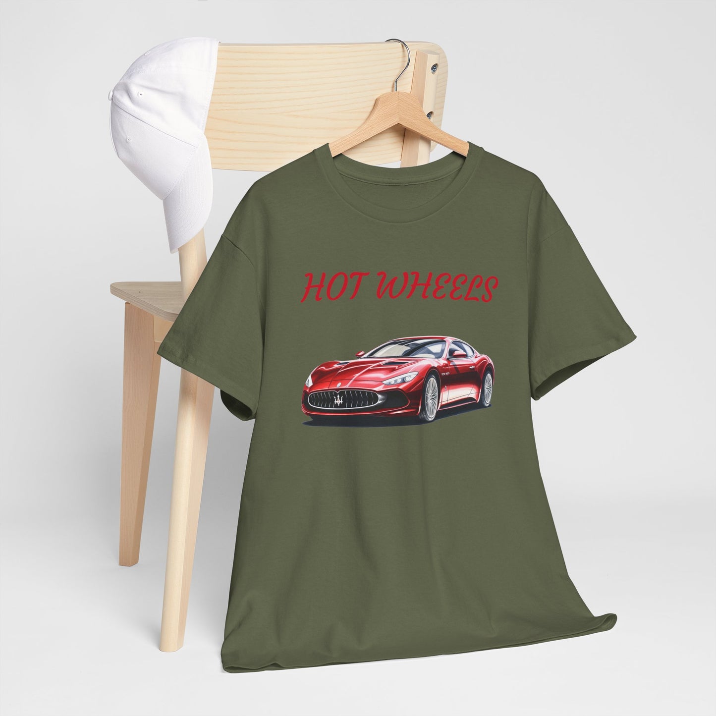 Princess Grace Cool Hot Wheels Unisex Heavy Cotton Tee Perfect for Car Enthusiasts