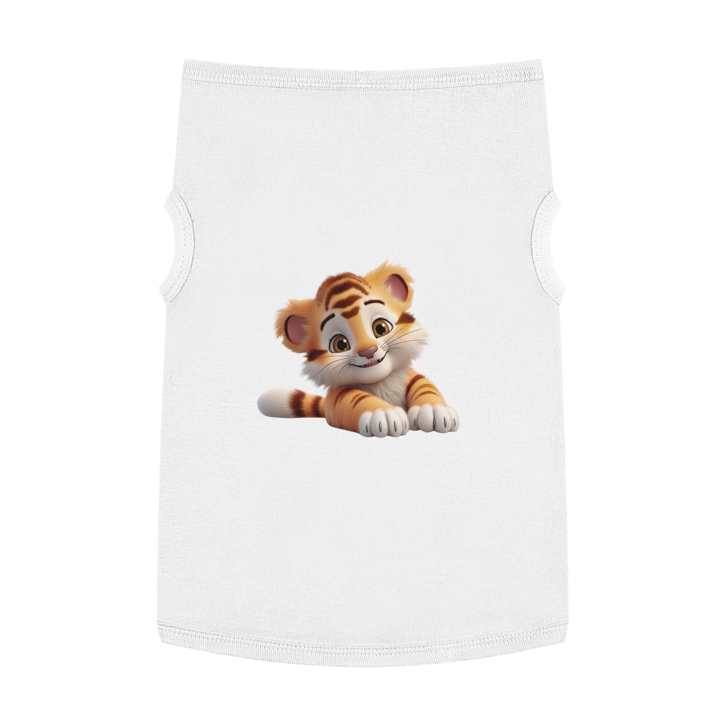 Princess Grace CUTE Tiger Print Pet Tank Top Fun Summer Outfit for Cats and Small Dogs