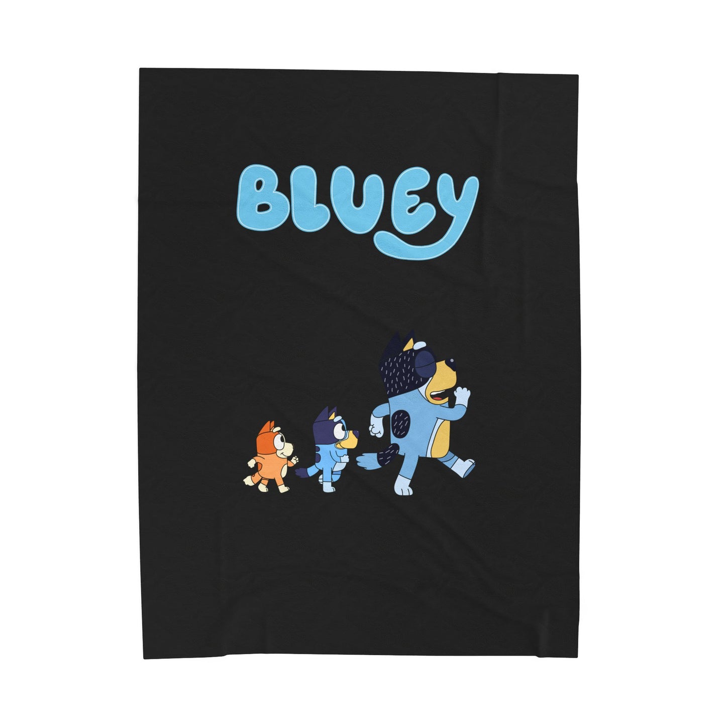 Princess Grace Bluey Velveteen Plush Blanket Cozy Kids Throw for Family Bonding and Playtime