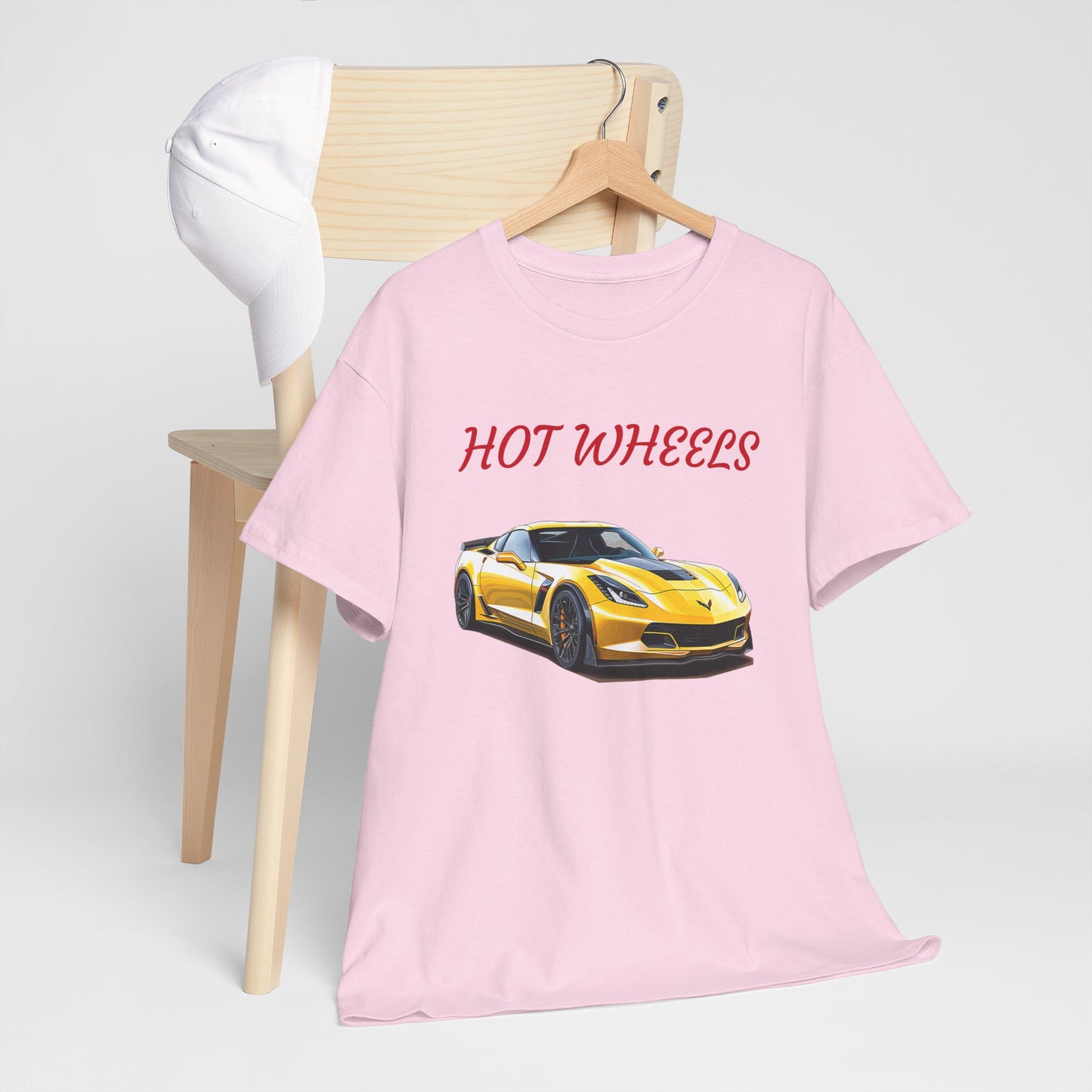 Princess Grace Hot Wheels Unisex Heavy Cotton Tee Sports Car Graphic T-Shirt
