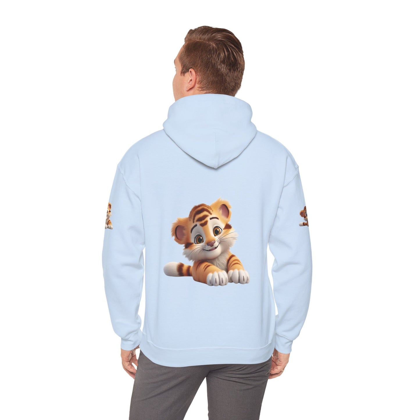 Princess Grace Cute Tiger Design Unisex Heavy Blend Hooded Sweatshirt