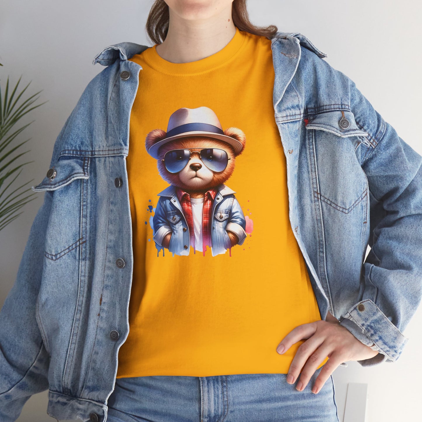 Princess Grace Cool Bear Graphic Unisex Heavy Cotton Tee