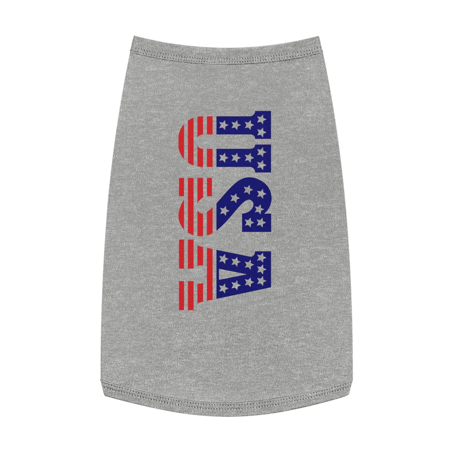 Princess Grace USA Patriotic Pet Tank Top Perfect for Independence Day & Summer Celebrations