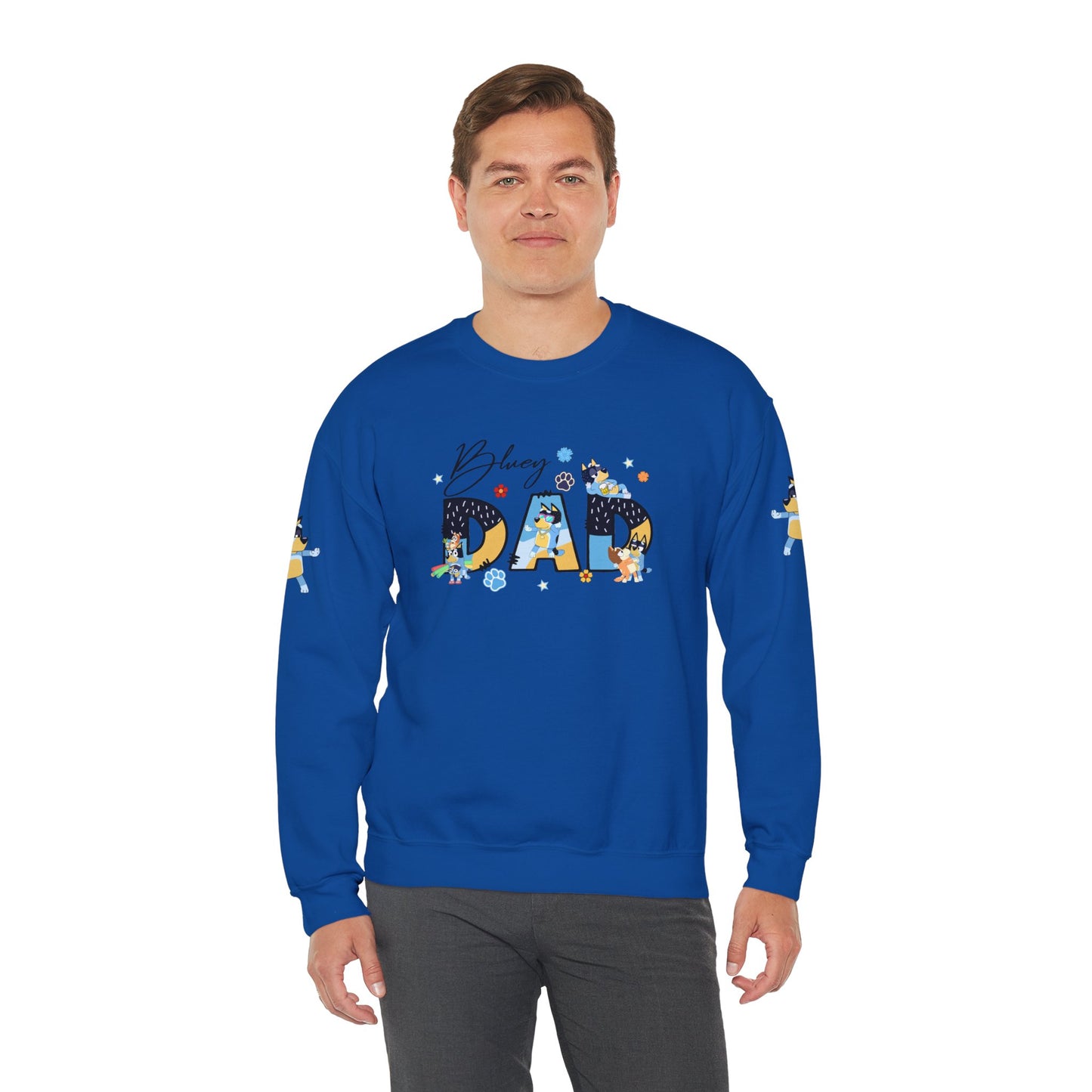 Princess Grace Bluey Funny Bluey Dad Crewneck Sweatshirt for Dads