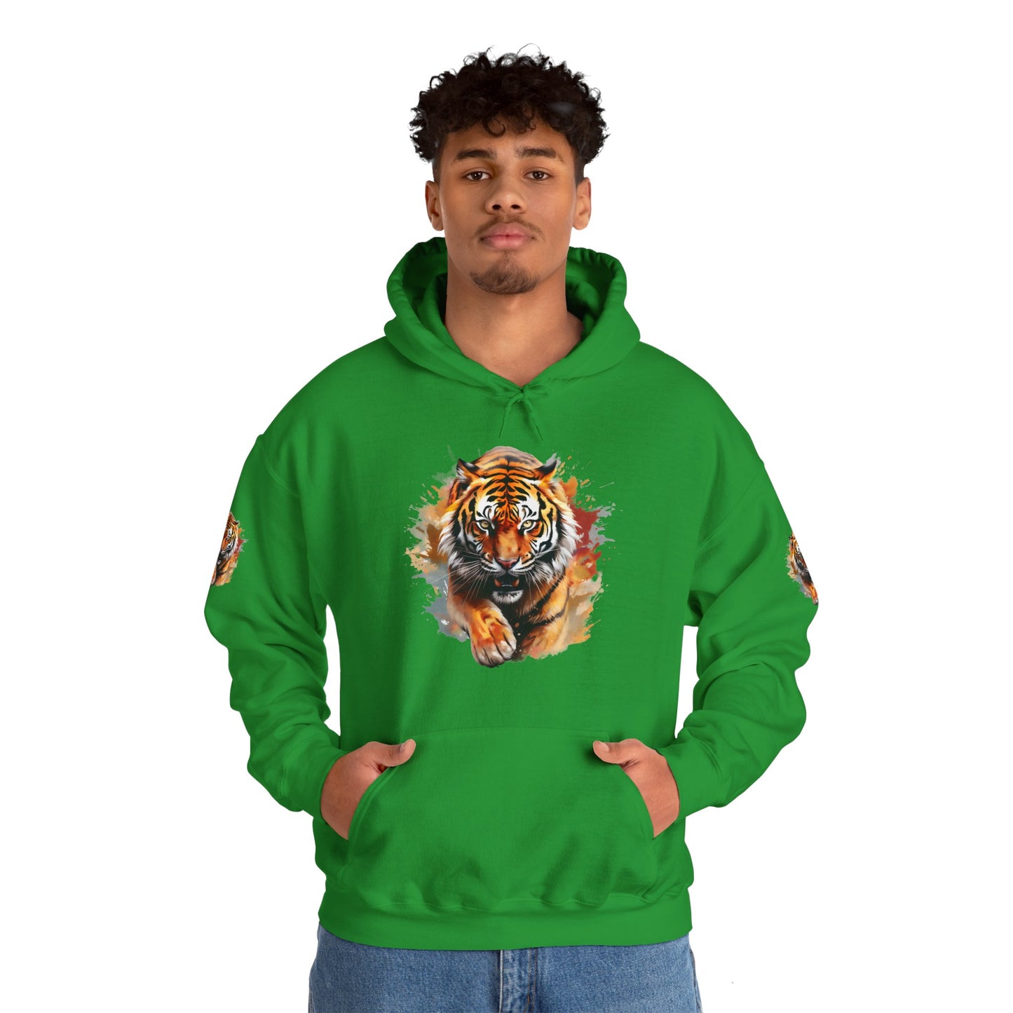 Princess Grace Fierce Tiger Graphic Unisex Heavy Blend Hoodie
