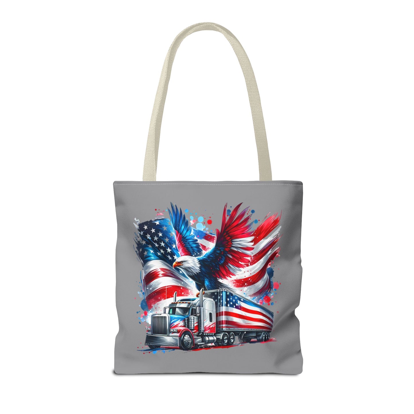 Princess Grace Patriotic Eagle Truck Tote Bag Perfect for Independence Day & Everyday Use