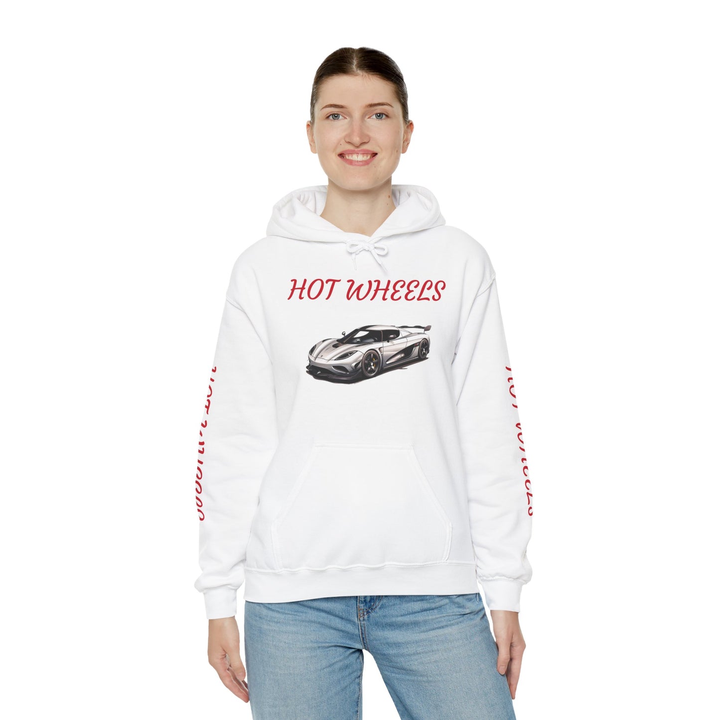 Princess Grace Hot Wheels Car Sweatshirt Unisex Heavy Blend Hoodie for Automotive Enthusiasts