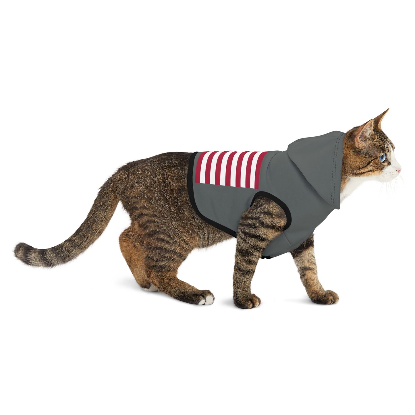 Princess Grace Patriotic Pet Hoodie Cozy American Flag Design for Stylish Dogs