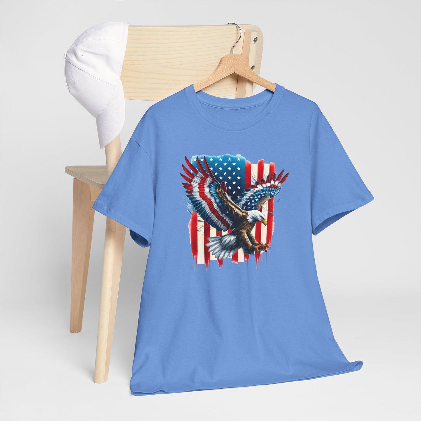 Princess Grace Patriotic Eagle Unisex Heavy Cotton Tee