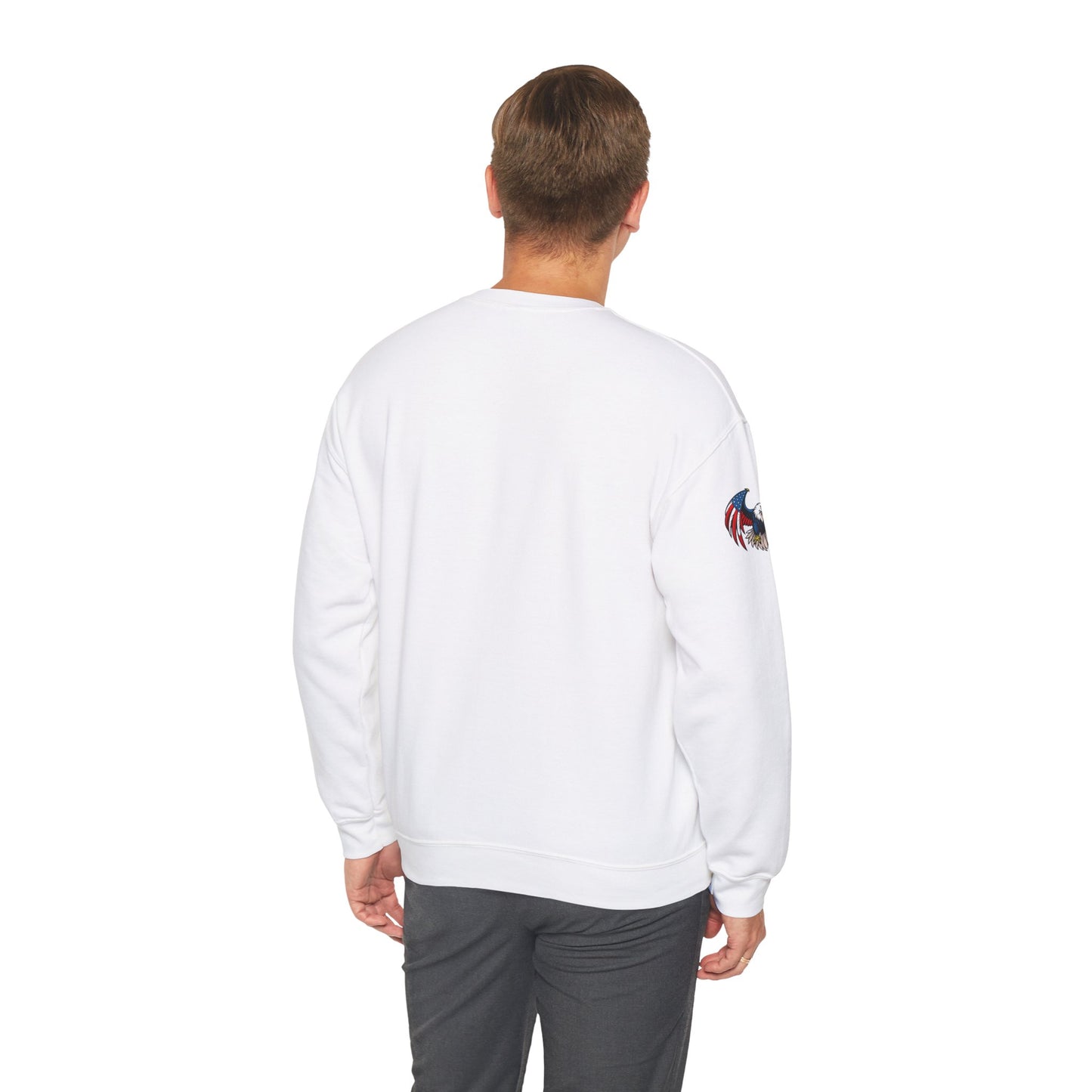 Princess Grace Patriotic Eagle Sweatshirt Unisex Heavy Blend Crewneck