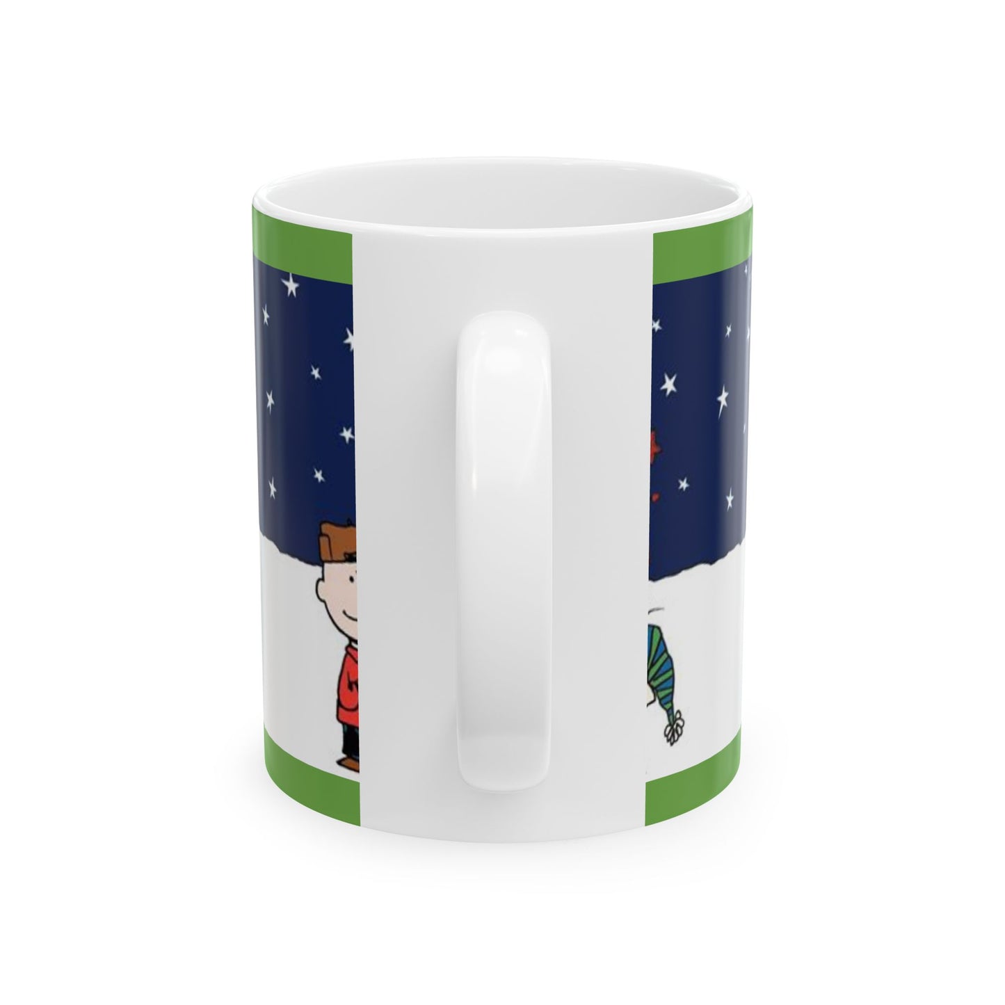 Princess Grace Whimsical Holiday Ceramic Mug Snoopy and Friends Christmas Design Perfect Gift for Festive Cheer