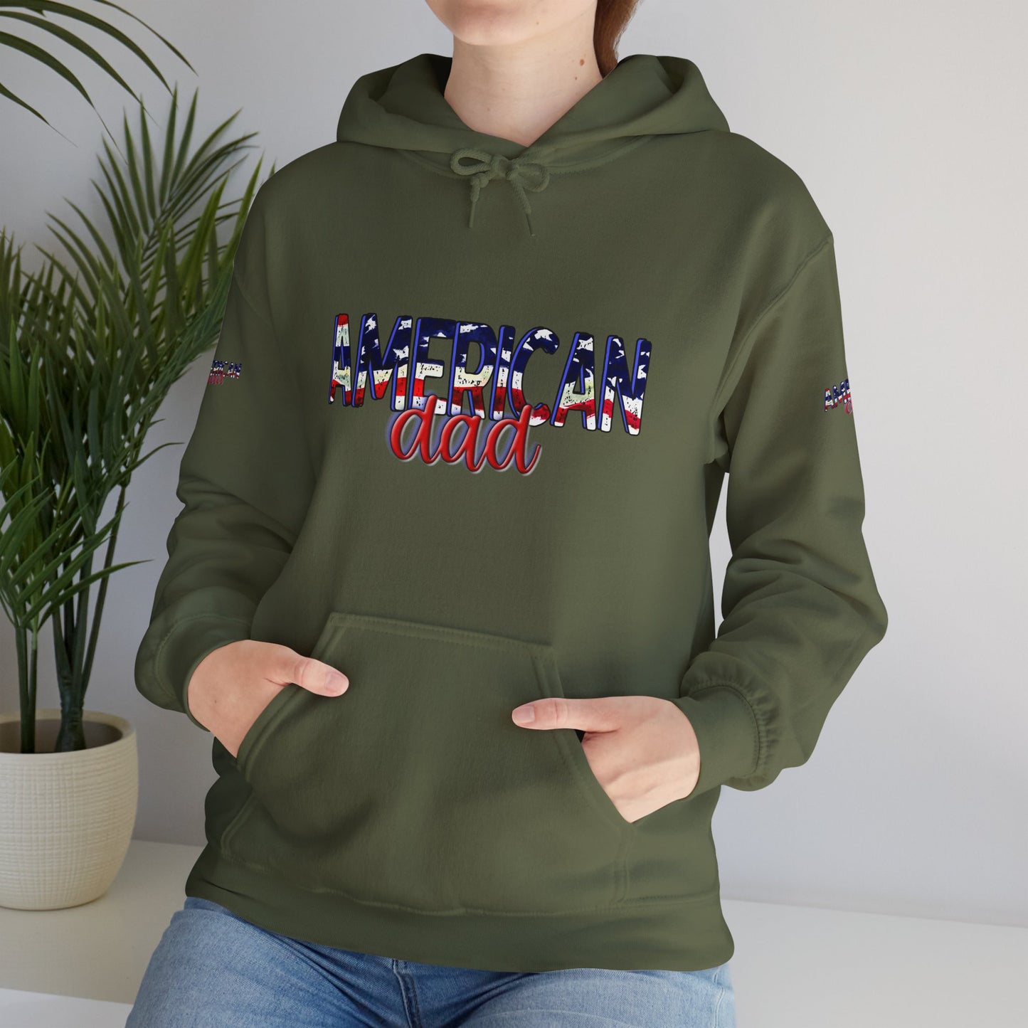 Princess Grace Patriotic American Dad Hooded Sweatshirt