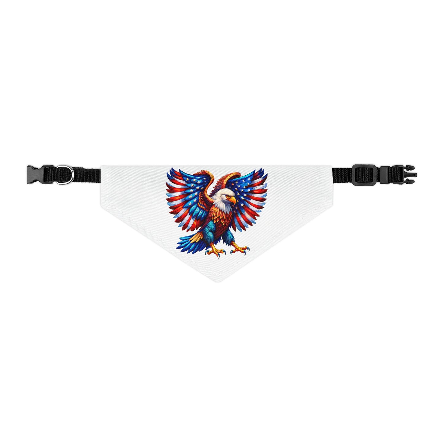 Princess Grace Patriotic Eagle Pet Bandana Collar Perfect for Celebrations