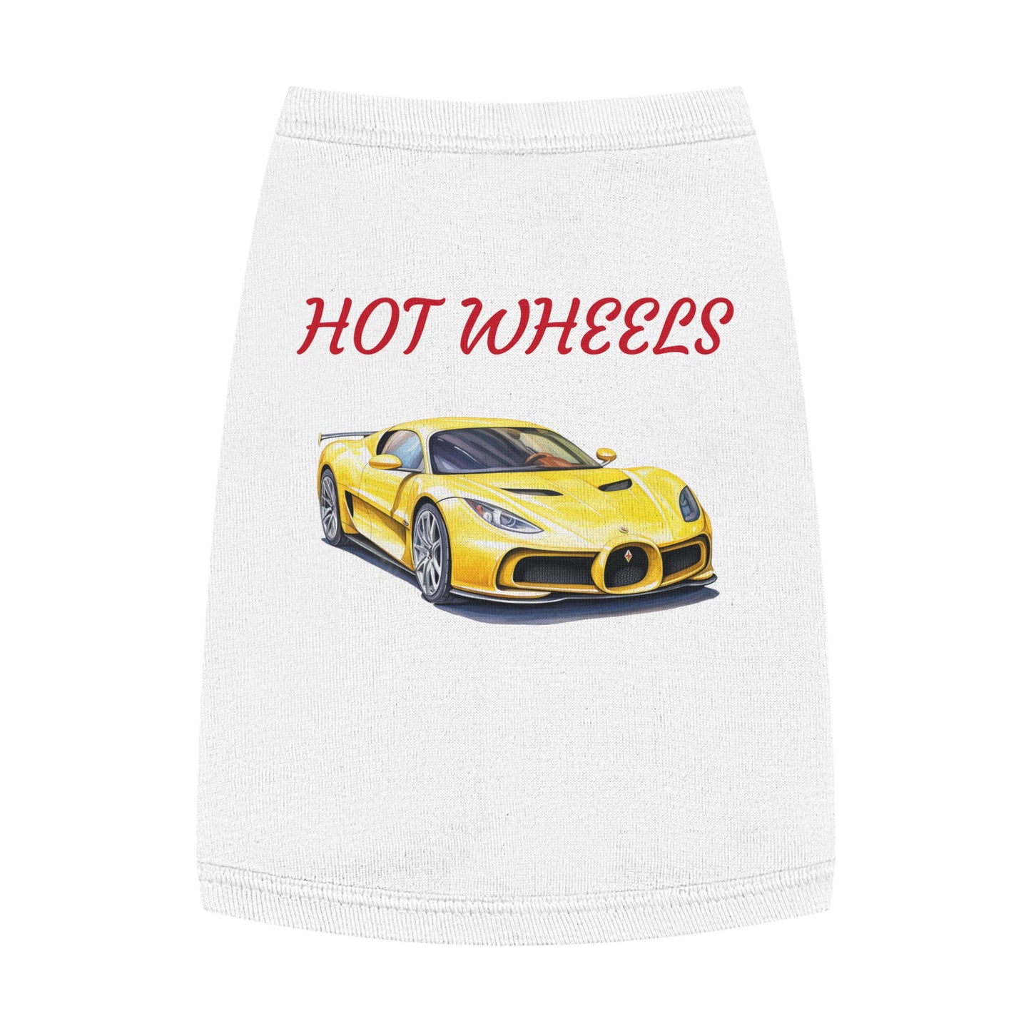Princess Grace Hot Wheels Pet Tank Top Stylish Dog Apparel for Car Lovers