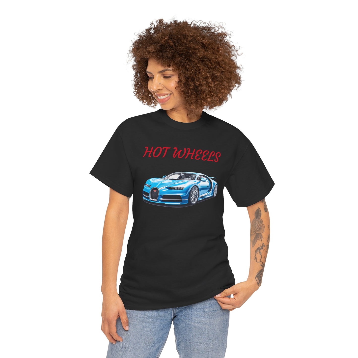 Princess Grace Cool Car Lover Unisex Heavy Cotton Tee Hot Wheels Graphic T-Shirt