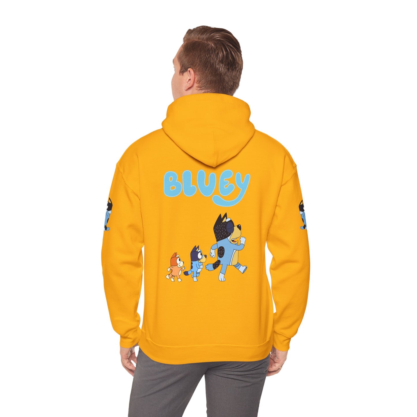 Princess Grace Bluey Unisex Hoodie Cozy Cartoon Sweatshirt for Kids & Adults
