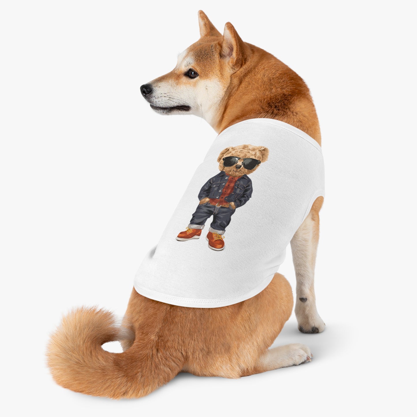 Princess Grace CUTE Cool Bear Pet Tank Top Trendy Dog Apparel for Stylish Pets