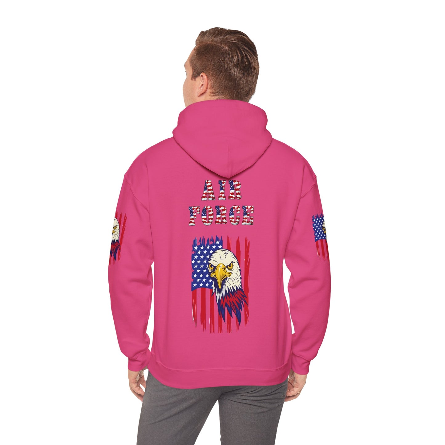 Princess Grace Unisex Air Force Hoodie with Eagle Design