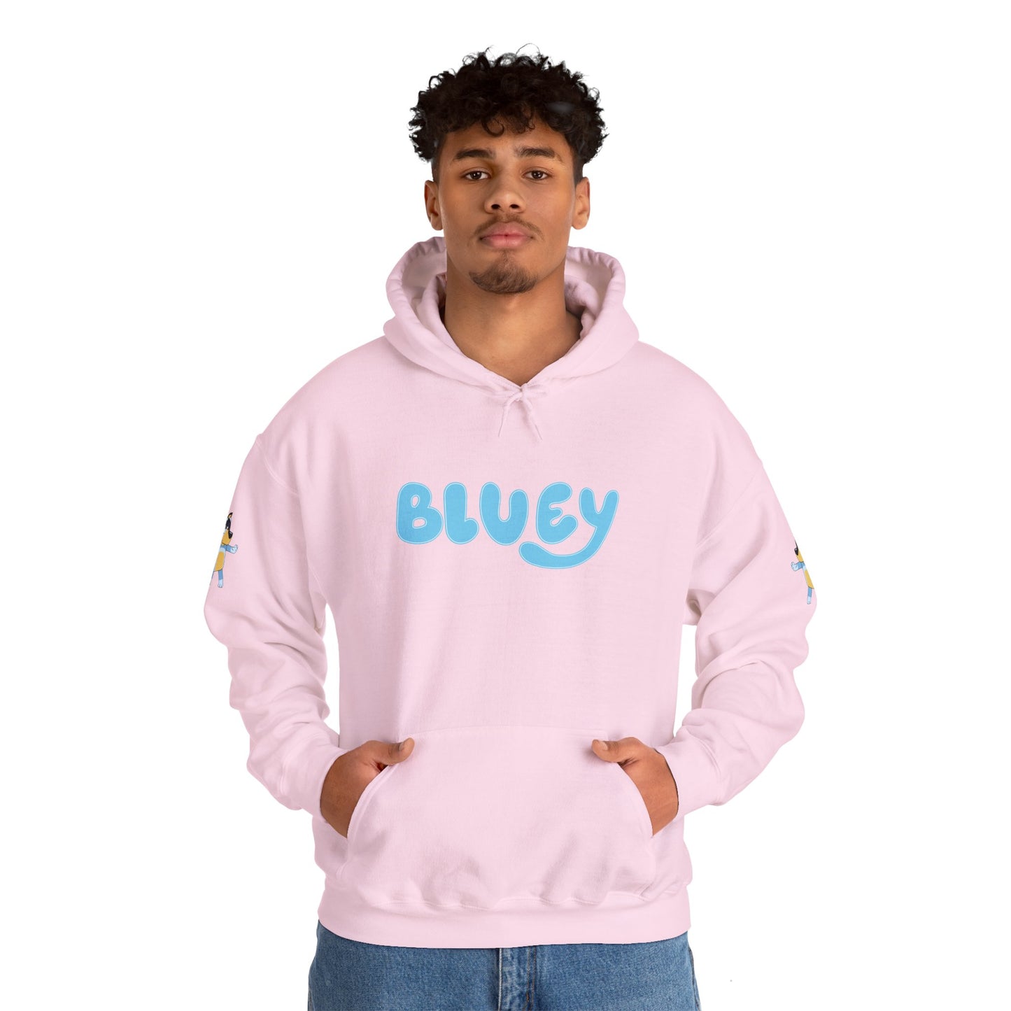 Princess Grace Bluey Unisex Hooded Sweatshirt Cozy Cartoon Style for Kids & Adults