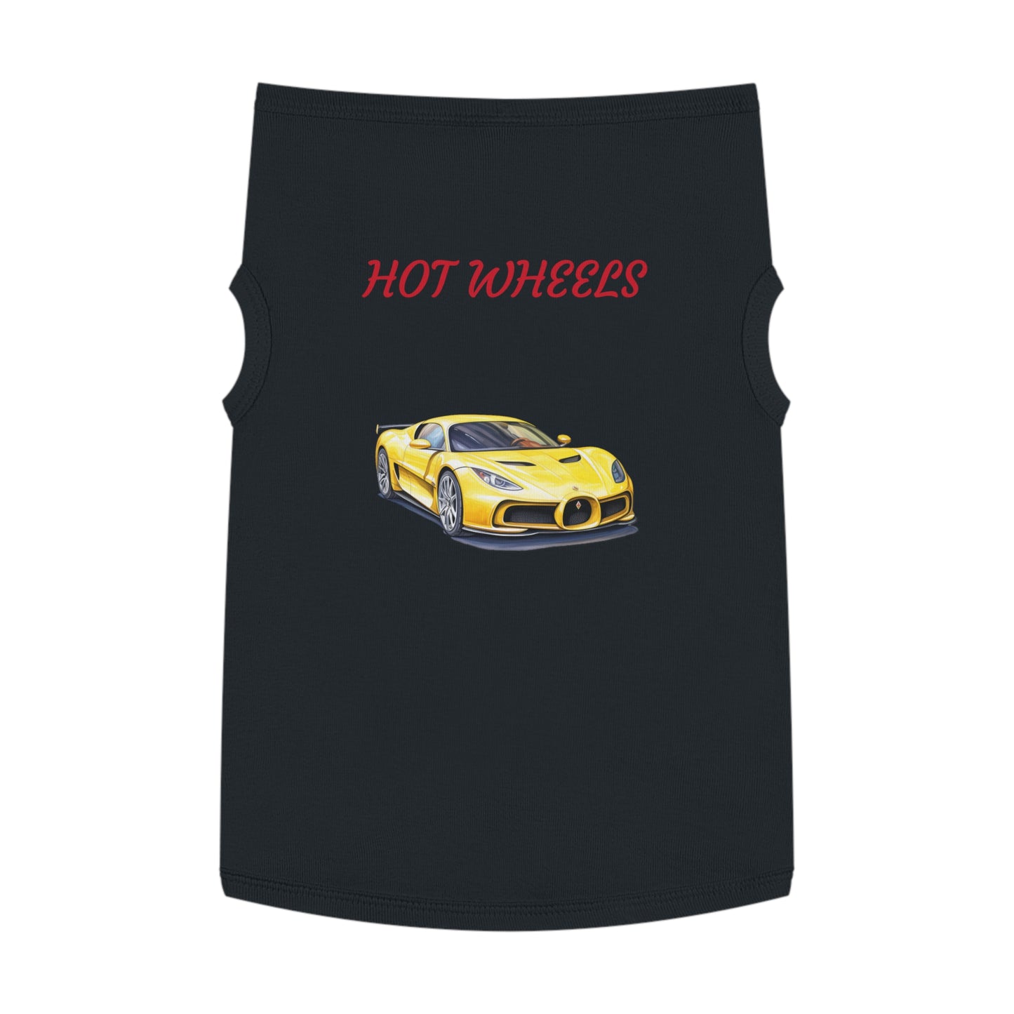 Princess Grace Hot Wheels Pet Tank Top Stylish Dog Apparel for Car Lovers