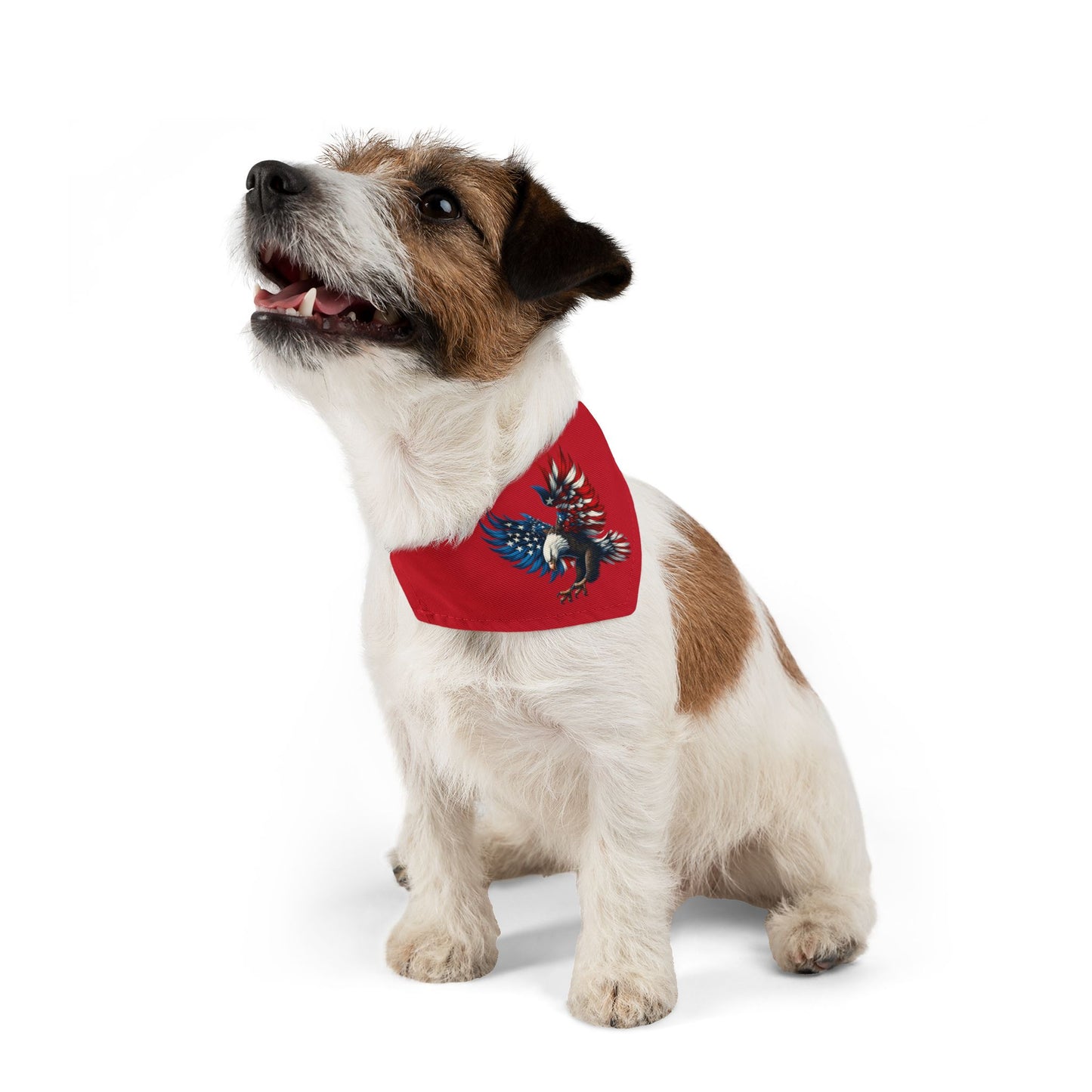 Princess Grace Patriotic Pet Bandana Collar American Eagle Design for Dogs