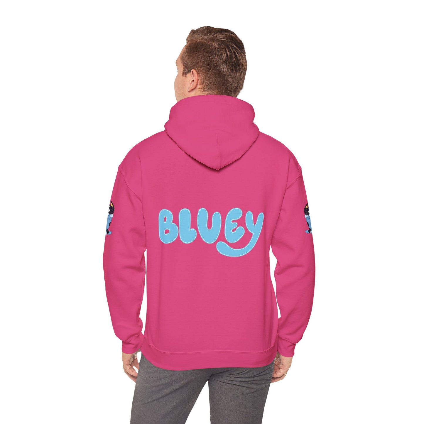 Princess Grace Bluey Unisex Hooded Sweatshirt Cozy Cartoon Style for Kids & Adults