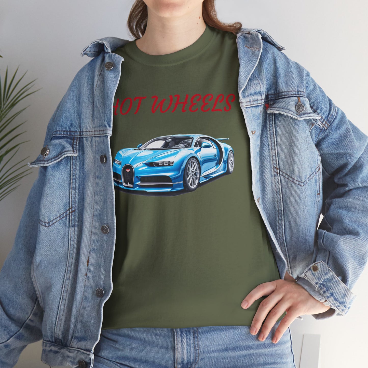 Princess Grace Cool Car Lover Unisex Heavy Cotton Tee Hot Wheels Graphic T-Shirt
