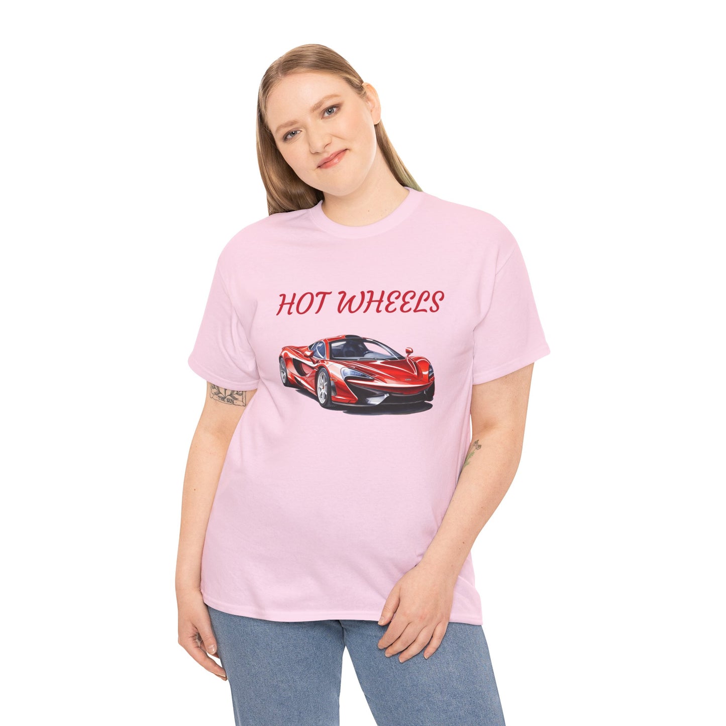 Princess Grace Hot Wheels Car Graphic Unisex Heavy Cotton Tee