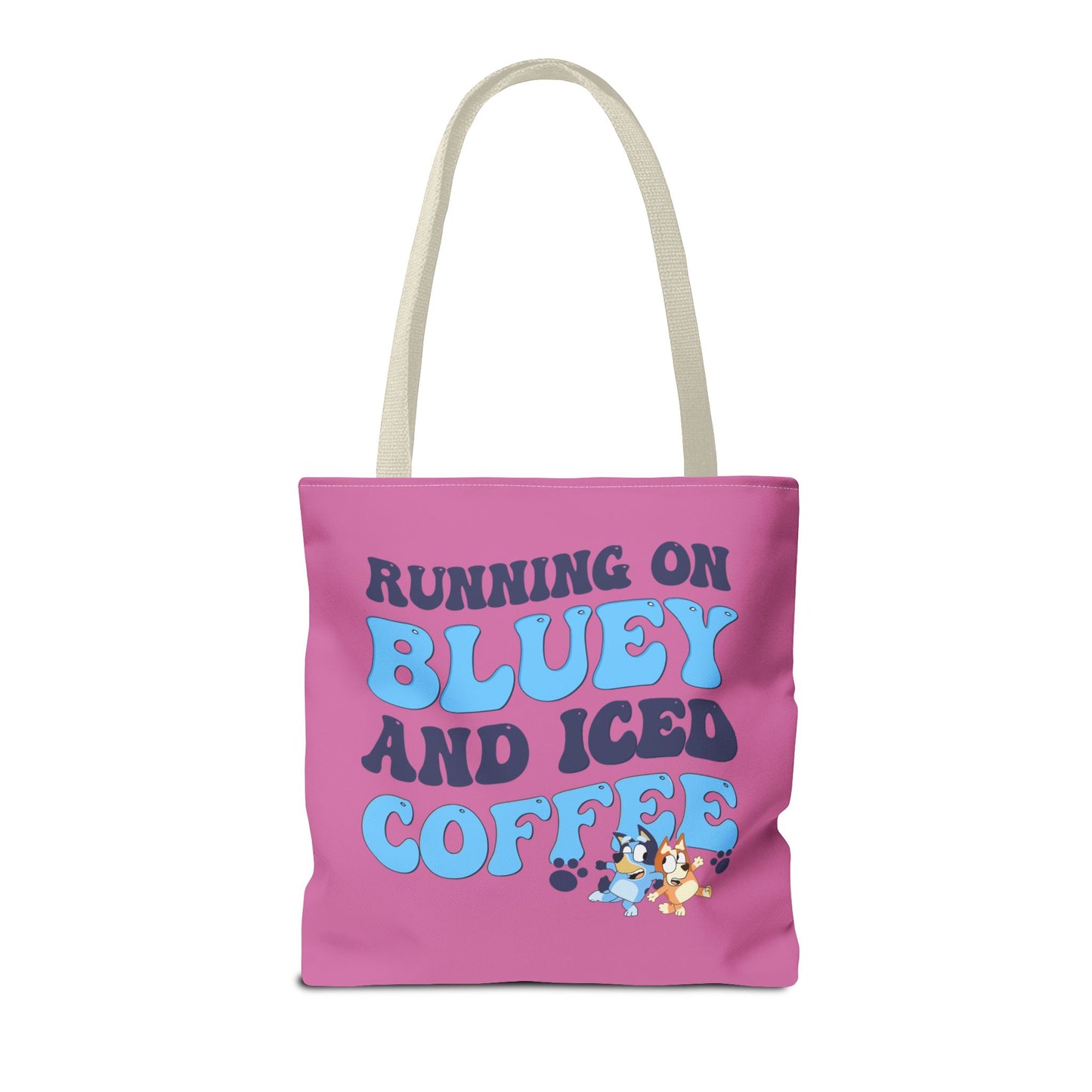Princess Grace Cute Bluey Coffee Tote Bag Perfect for Dog Lovers & Coffee Enthusiasts