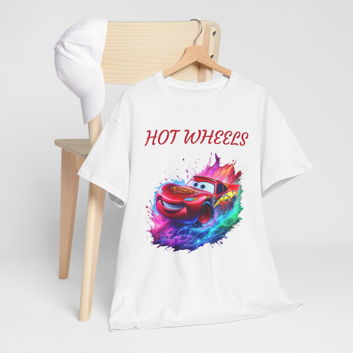 Princess Grace Hot Wheels Unisex Heavy Cotton Tee Vibrant Racing Graphic T-Shirt