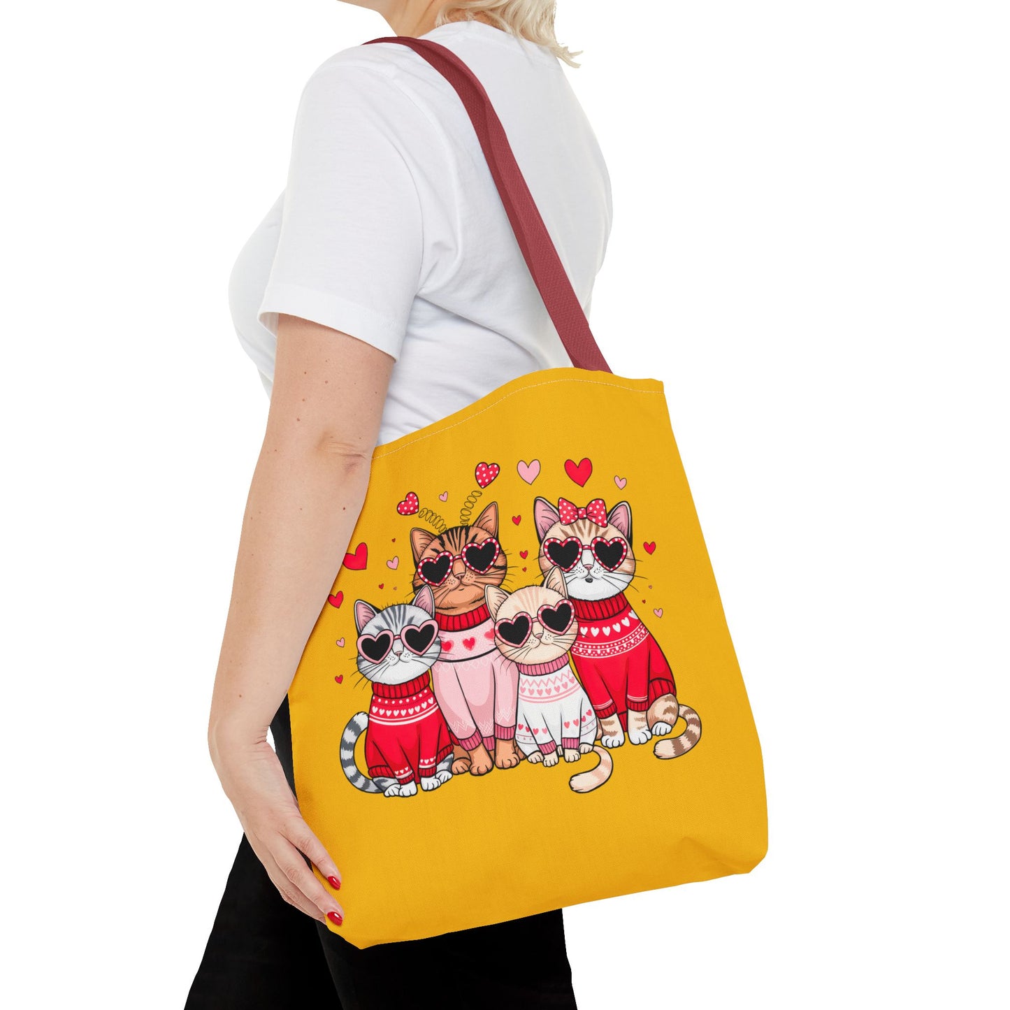 Princess Grace Cute Cat Lovers Tote Bag - Purr-fect Gift for Pet Owners