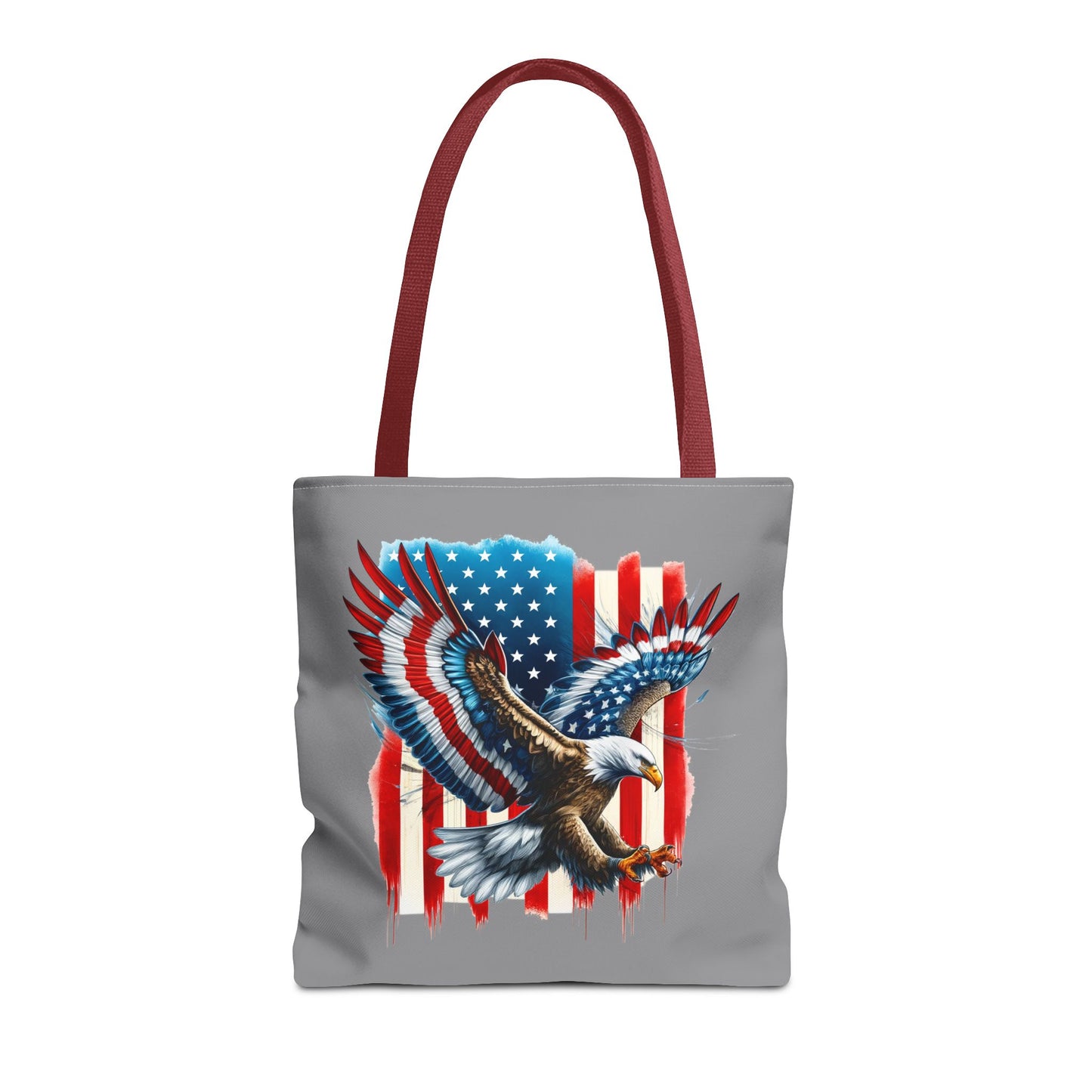 Princess Grace Patriotic Eagle Tote Bag American Flag Design
