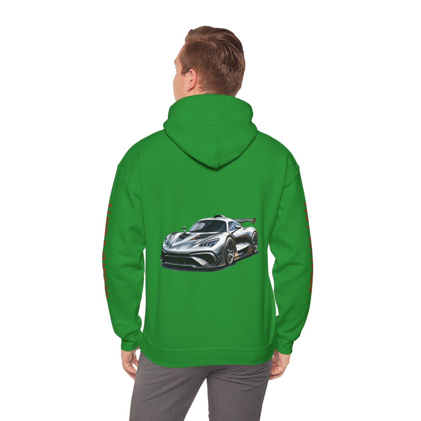 Princess Grace Hot Wheels Unisex Hooded Sweatshirt Racing Inspired Comfort for Car Enthusiasts
