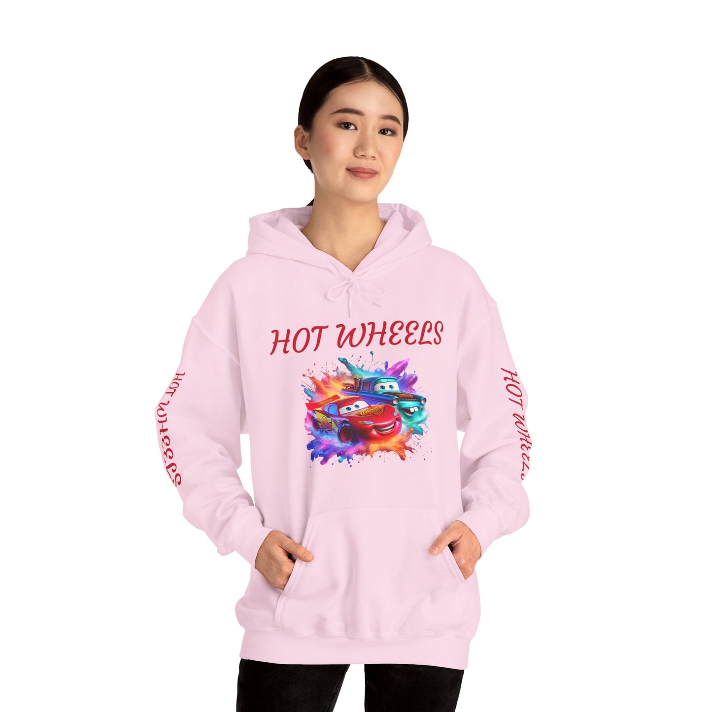 Princess Grace Cool Hot Wheels Unisex Hooded Sweatshirt Perfect for Car Enthusiasts
