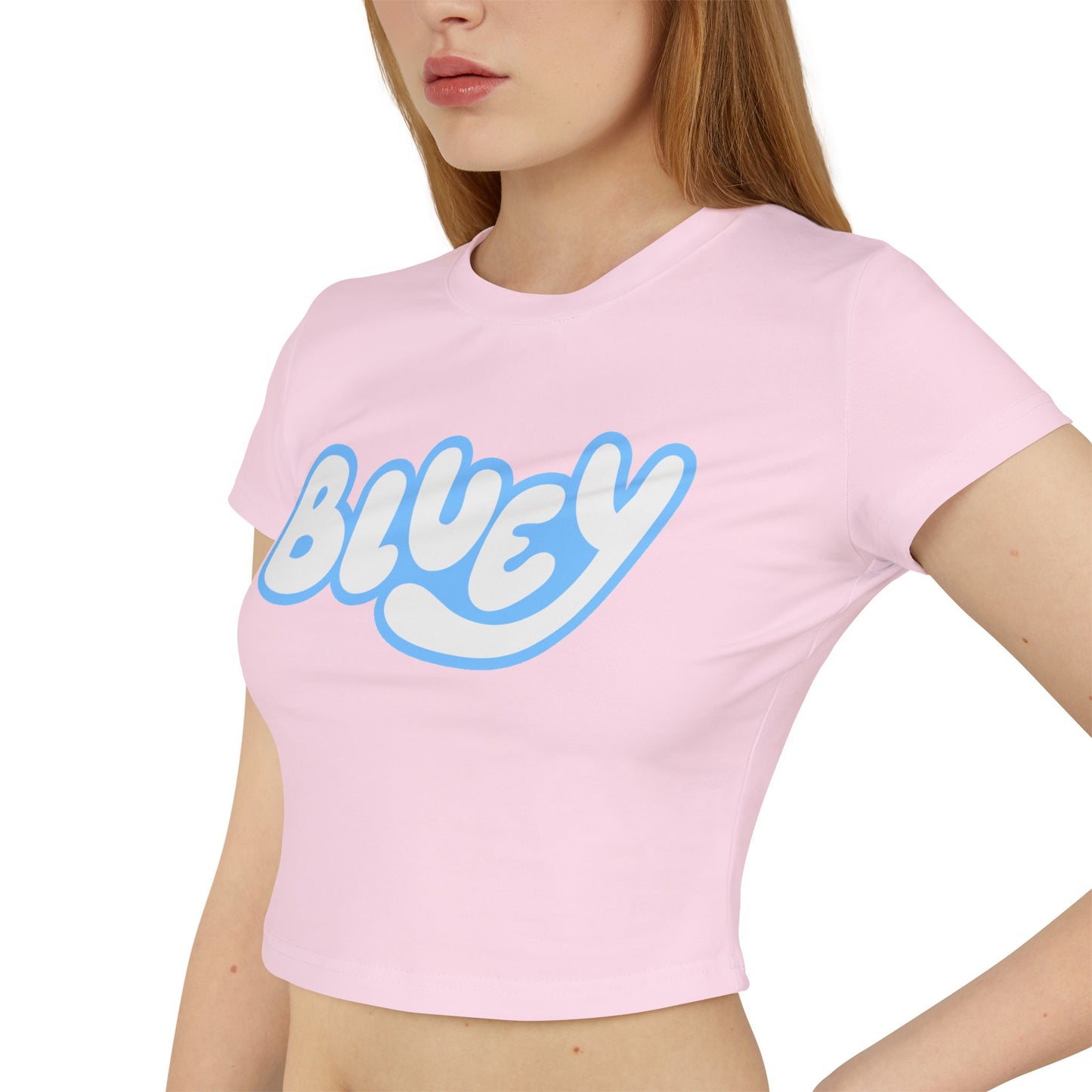Princess Grace Cute Bluey Women's Baby Tee Playful Graphic Tee for Fans