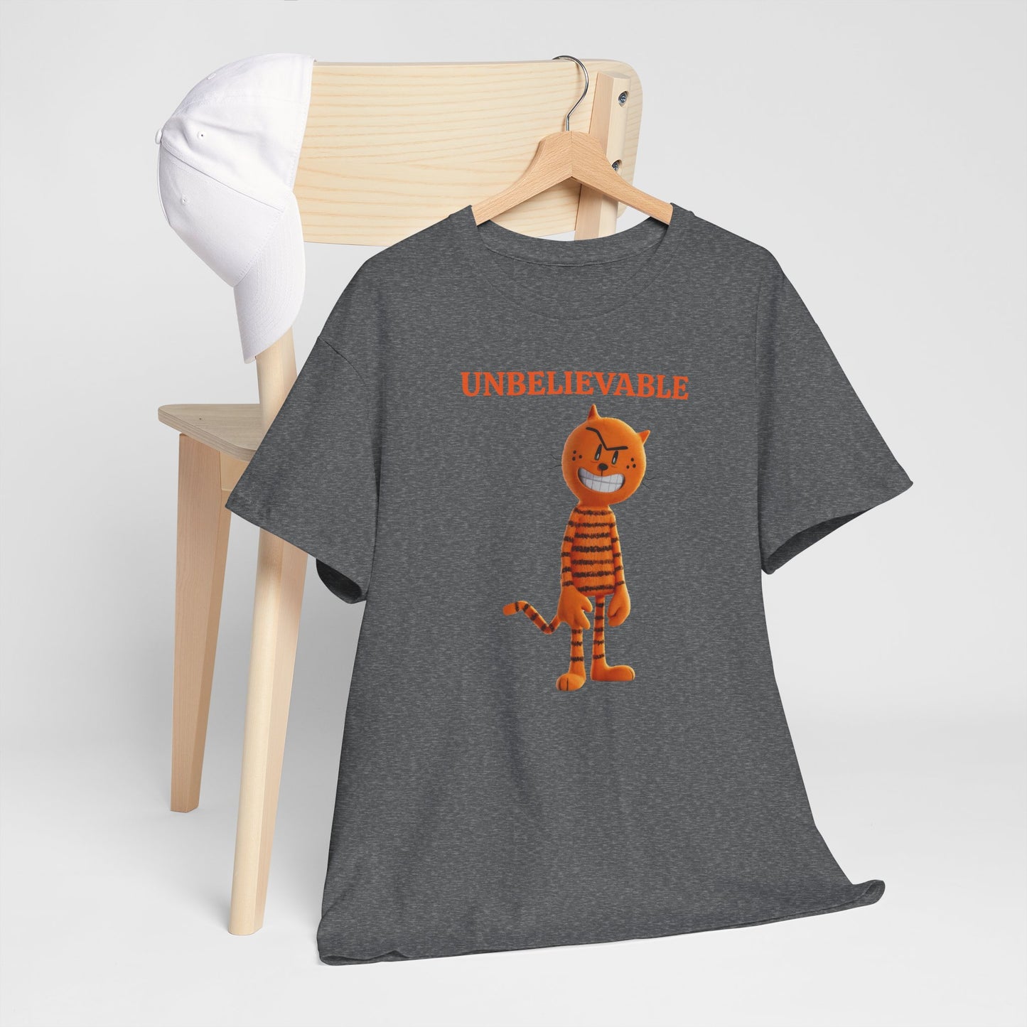 Princess Grace Unbelievable Cat Graphic Unisex Heavy Cotton Tee