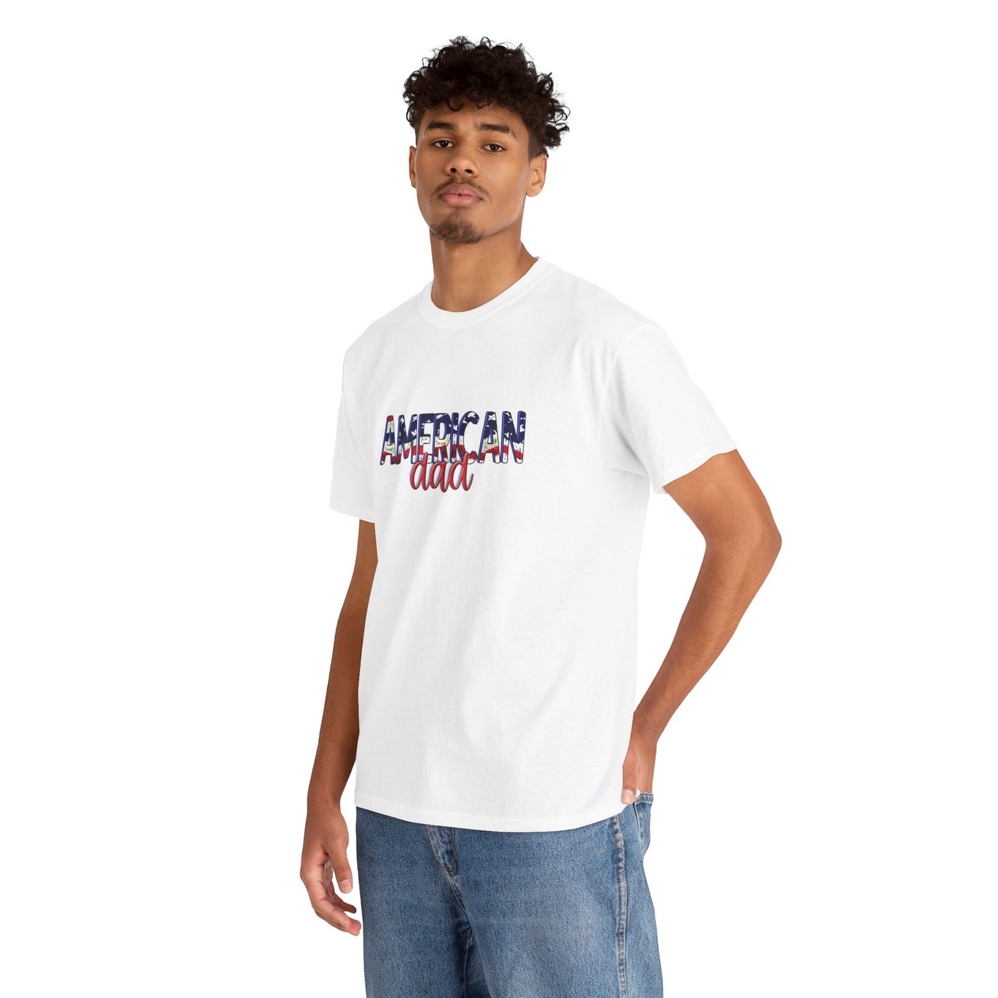 Princess Grace Patriotic American Dad Tee Unisex Heavy Cotton T-Shirt