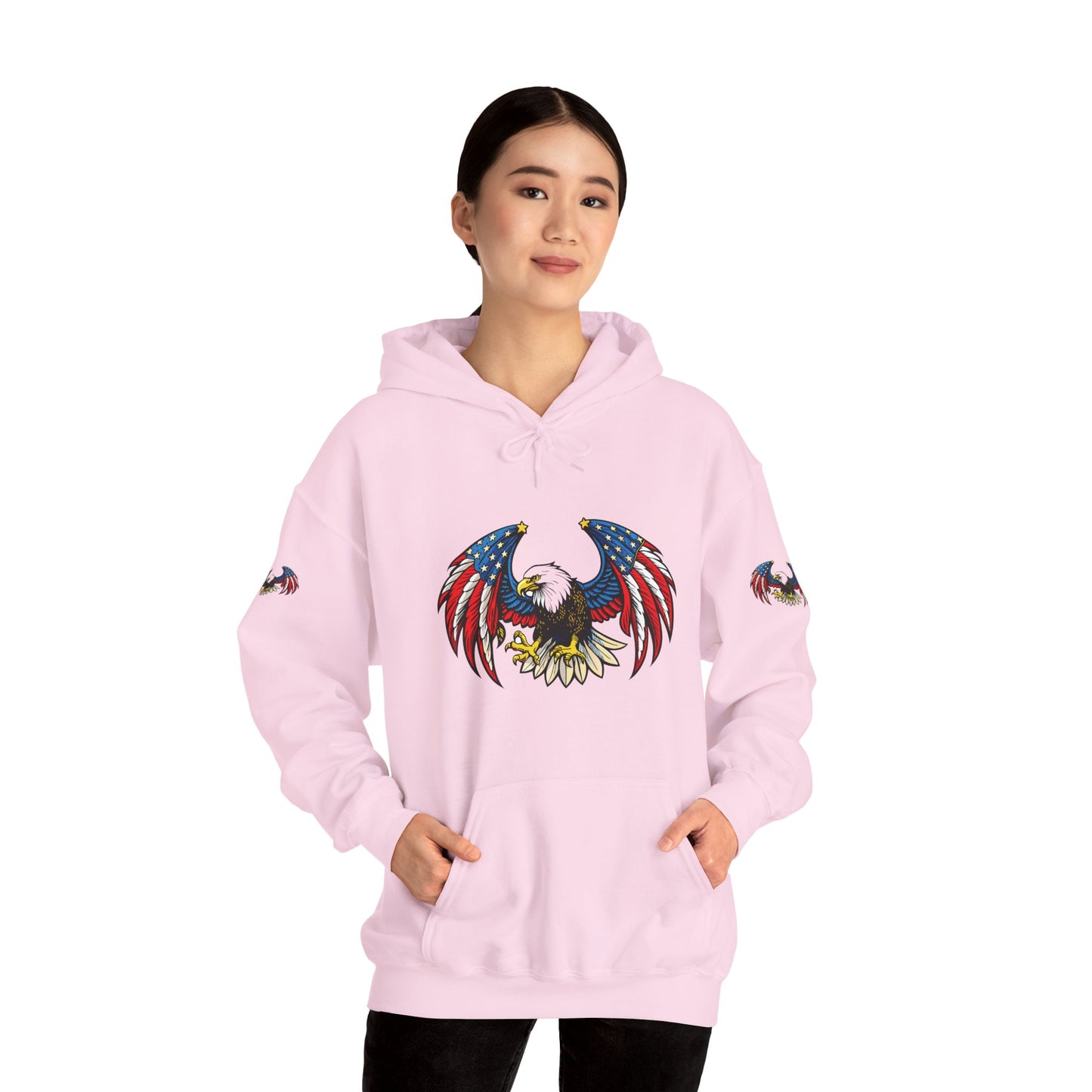 Princess Grace American Eagle Emblem Patriotic Unisex Hoodie