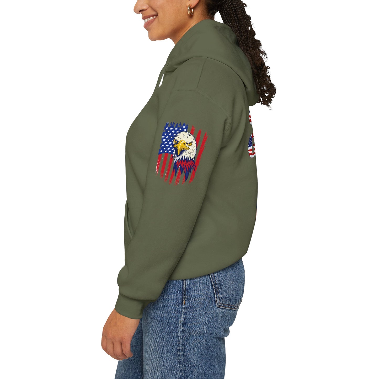 Princess Grace Patriotic Coast Guard Sweatshirt Unisex Heavy Blend Hoodie