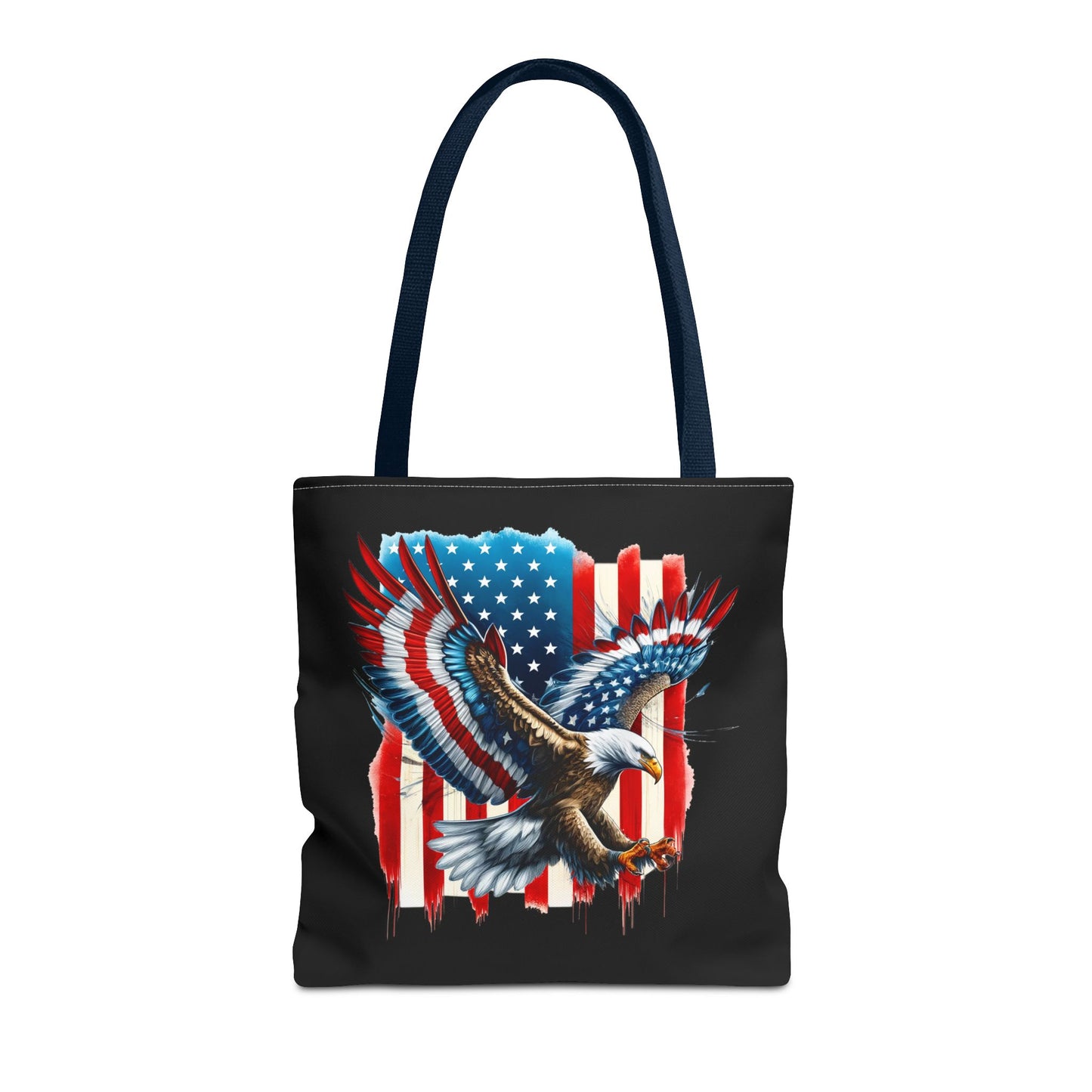 Princess Grace Patriotic Eagle Tote Bag American Flag Design