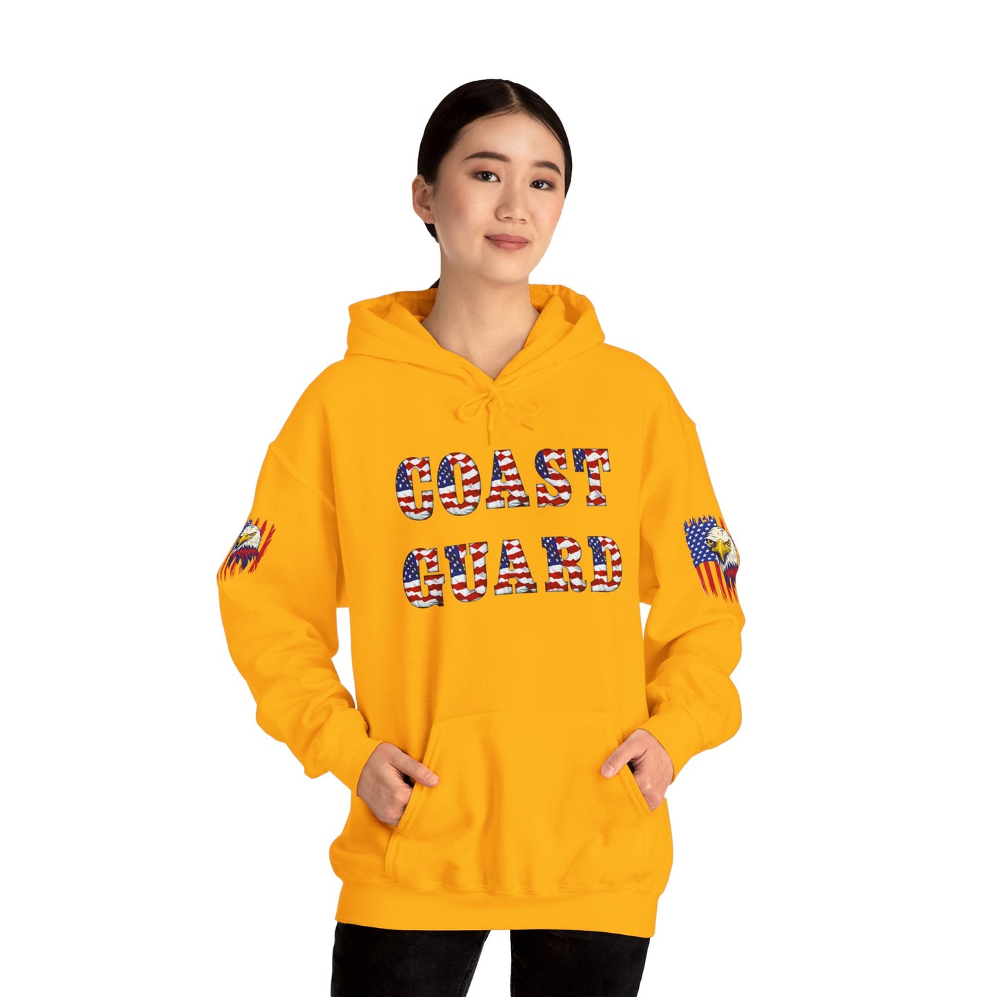 Princess Grace Patriotic Coast Guard Sweatshirt Unisex Heavy Blend Hoodie