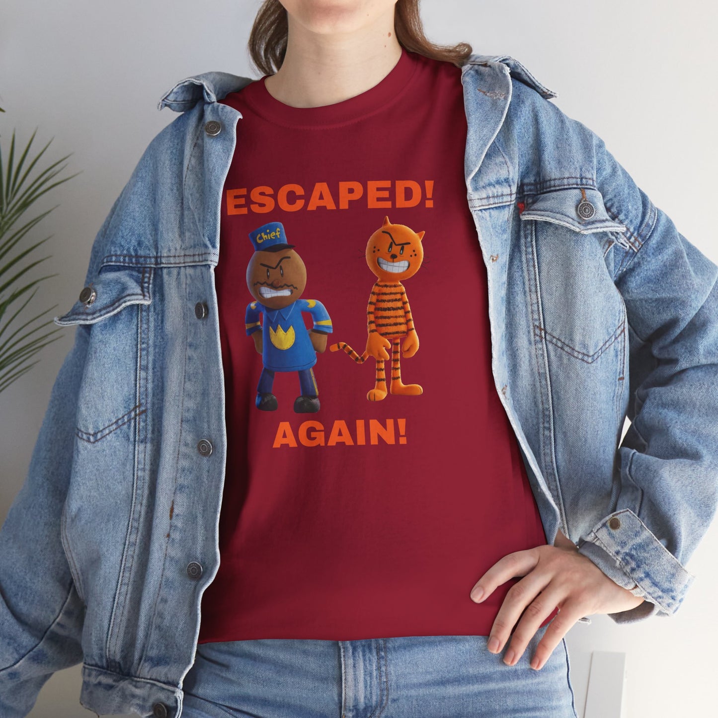 Princess Grace Humorous Escaped Again Unisex Heavy Cotton Tee
