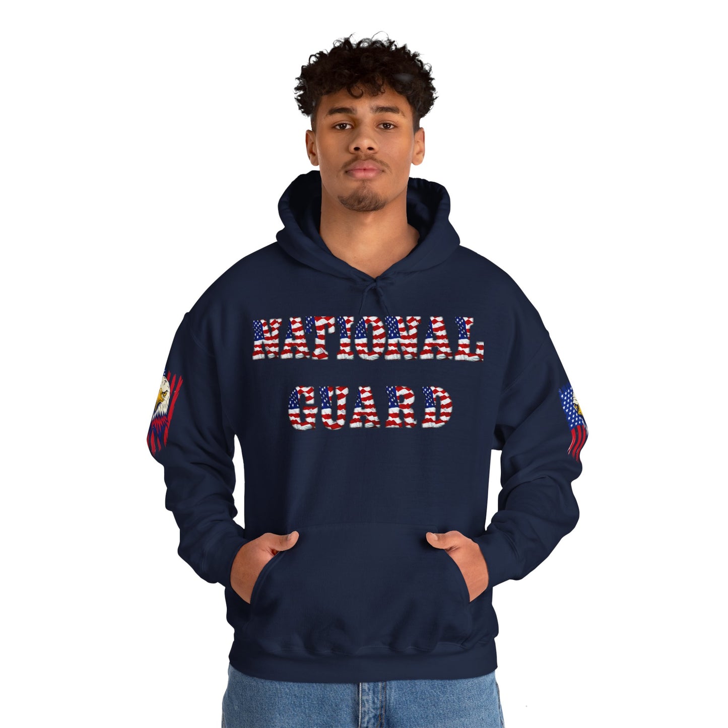 Princess Grace National Guard Patriotic Hoodie Unisex Heavy Blend Sweatshirt