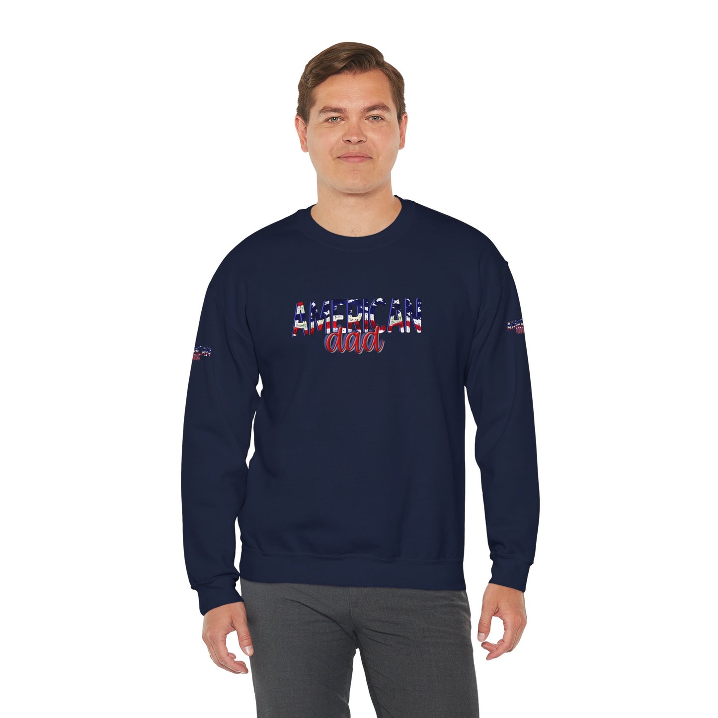 Princess Grace American Dad Unisex Crewneck Sweatshirt Patriotic Gift for Father's Day